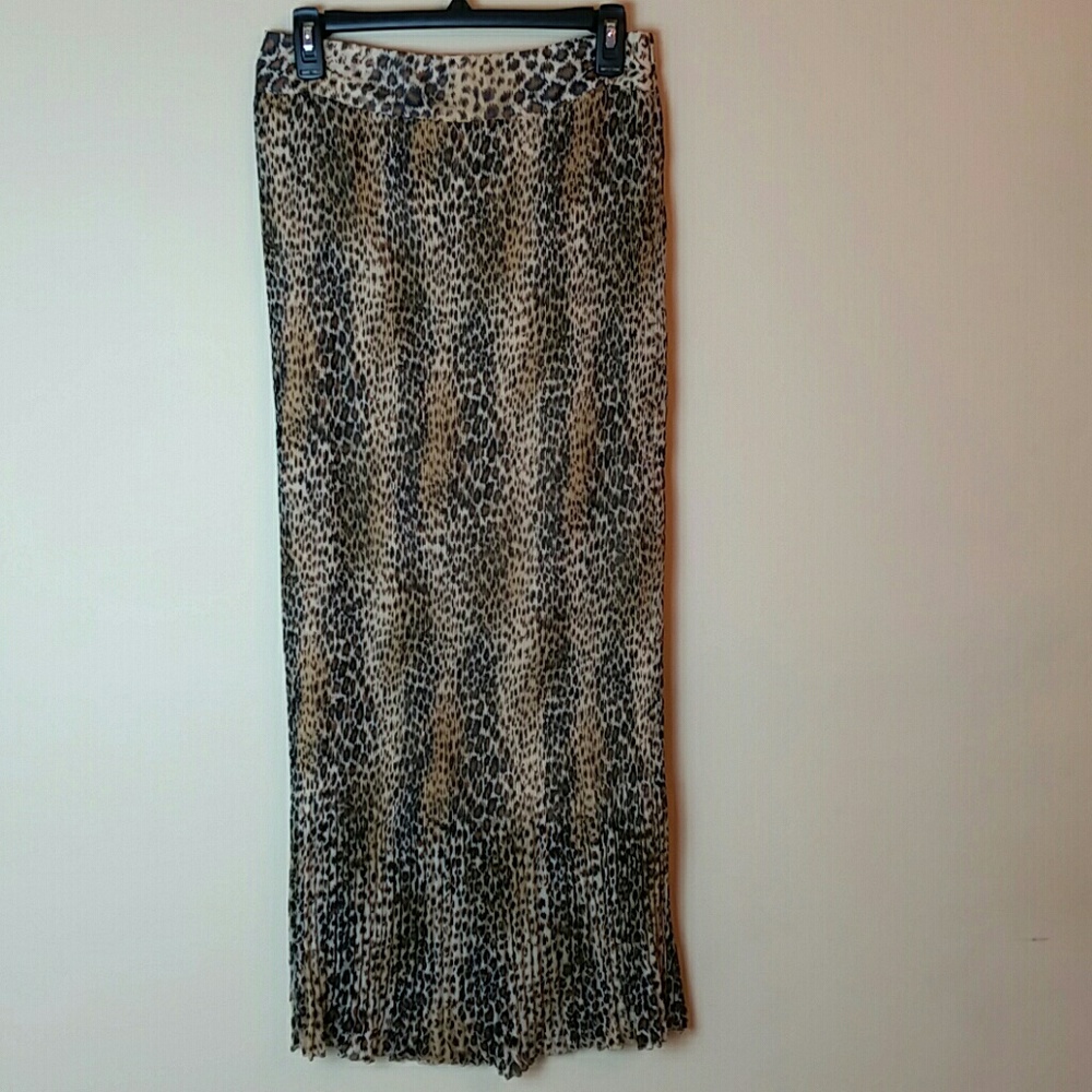 Chico's Maxi Animal Print Skirt